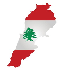 صور خريطة لبنان