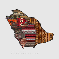 صور خريطة السعودية