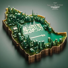 صور خريطة السعودية