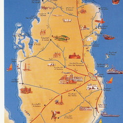 صور خريطة قطر