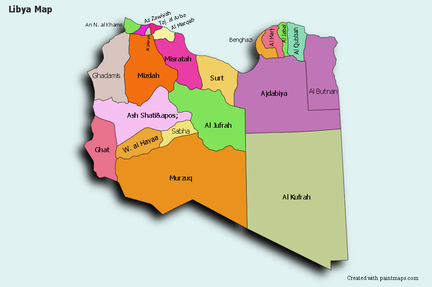 صور خريطة ليبيا