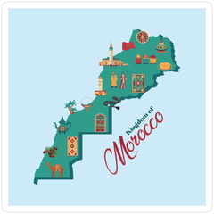 صور خريطة المغرب