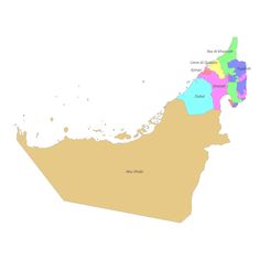 صور خريطة الامارات